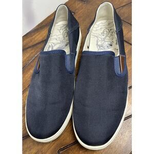 Olukai Kahu Canvas Slip On Loafer Shoes Blue Mens US 10 Worn 1X